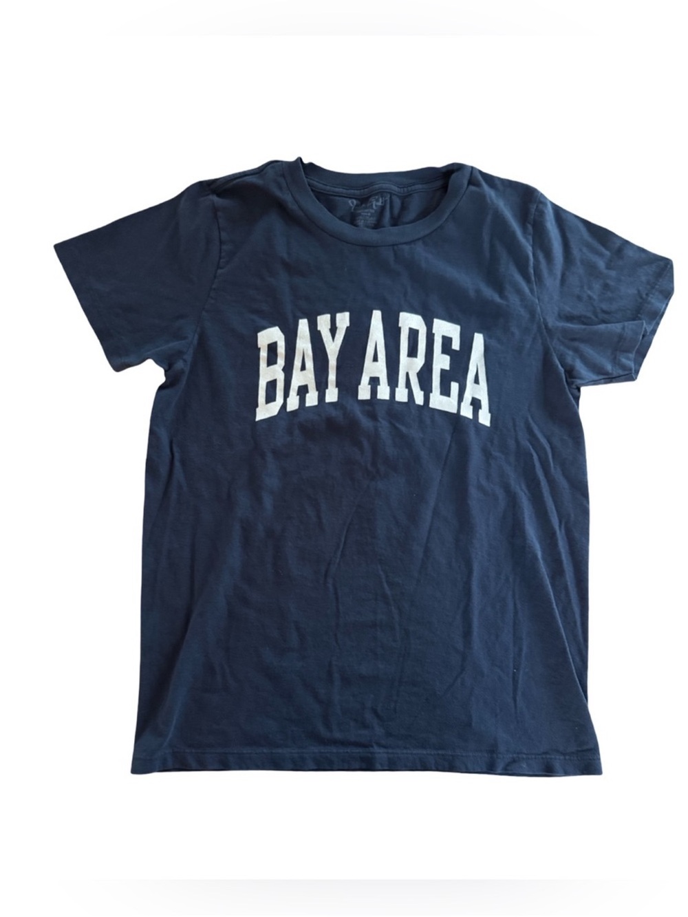 John Galt Brandy Melville "Bay Area" Navy Tee Shirt NWT One Size
